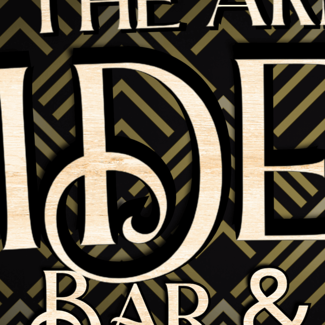 Personalized Prohibition Era Hideout Home Bar Canvas