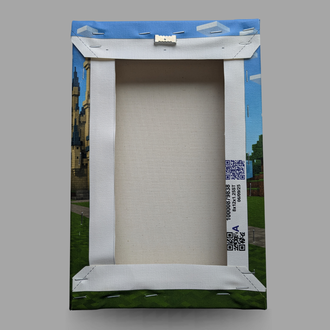 Personalized Minecraft Inspired Wall Art Canvas